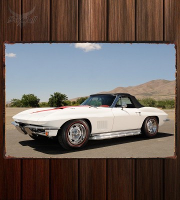 Металлическая табличка Corvette 427 L71 Convertible